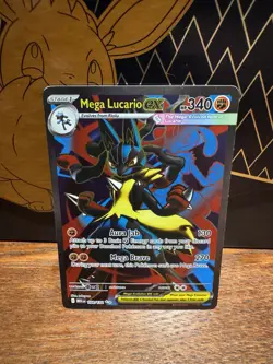 Pokemon TCG Mega Evolution Lucario EX 160/132 Full Art Ultra Rare NM/Mint Fresh - Image 1