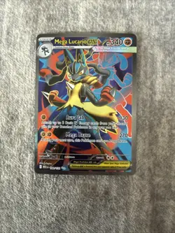 Pokemon TCG Mega Evolution Mega Lucario ex 160/132 Ultra Rare Full Art NM/Mint - Image 1