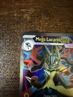 Mega Lucario ex 160/132 Ultra Rare Mega Evolution Pokemon Near Mint - Image 2