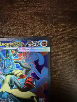Mega Lucario ex 160/132 Ultra Rare Mega Evolution Pokemon Near Mint - Image 3