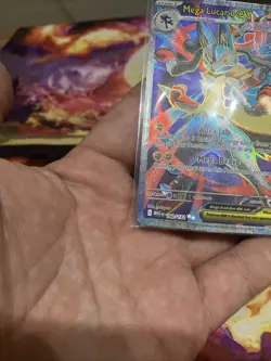 Mega Lucario ex 160/132 Ultra Rare Mega Evolution Pokemon Near Mint Pokemon Card - Image 2