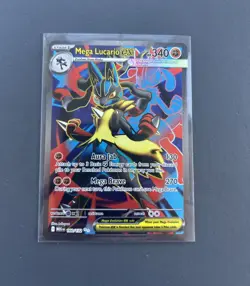Pokemon Mega Lucario EX Full Art 160/132 Mega Evolution Ultra Rare - Image 1