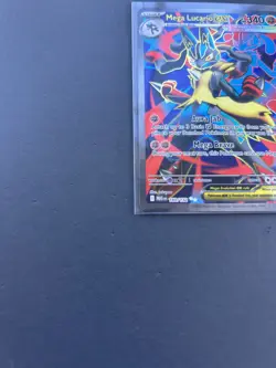 Pokemon Mega Lucario EX Full Art 160/132 Mega Evolution Ultra Rare - Image 5