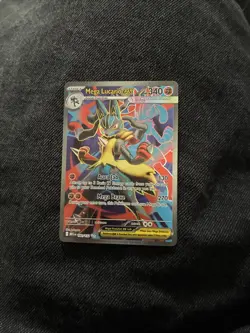 Pokemon TCG Mega Evolution Mega Lucario EX 160/132 Ultra Rare Card - Image 1