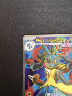 Pokemon TCG Mega Evolution Mega Lucario EX 160/132 Ultra Rare Card MINT - Image 4