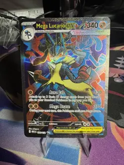 Mega Lucario ex 160/132 Ultra Rare Pokemon Mega Evolution Near Mint - Image 1