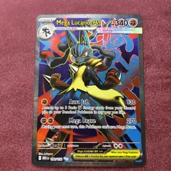 Pokemon TCG - Mega Lucario ex 160/132 - Mega Evolution Base Set - Ultra Rare NM - Image 1