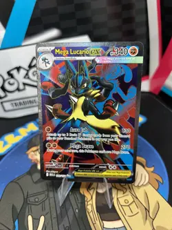 Mega Lucario EX 160/132 Ultra Rare – Mega Evolution Pokemon TCG - Image 1