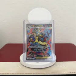 Pokemon TCG Mega Lucario EX Full Art Holo Ultra Rare Me01 Mega Evolution 160/132 - Image 1