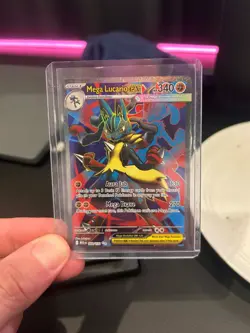 Pokemon TCG Mega Evolution Mega Lucario ex 160/132 Ultra Rare NM - Image 1
