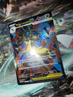 Pokemon TCG Mega Evolution Mega Lucario EX 160/132 Ultra Rare Card - Image 2