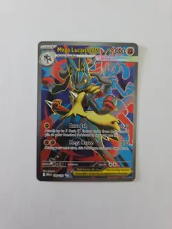 Pokemon TCG Mega Evolution Mega Lucario EX 160/132 Ultra Rare Card - Image 1