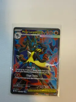 Pokemon TCG Mega Lucario ex 160/132 - Mega Evolution - Full Art Ultra Rare - NM - Image 1