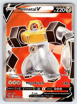 Melmetal V 075/078 2022 Pokemon GO Set Pokemon Card TCG Nintendo Ultra Rare - Nm - Image 1
