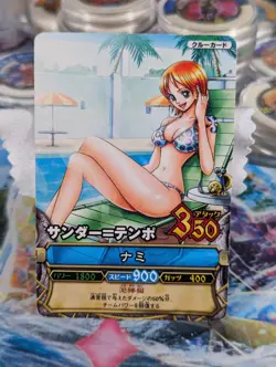 One Piece One Py Berry Match IC Nami Bikini Card Swimsuit Holo C013 MP Dent - Image 1