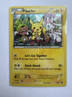 Pikachu XY95 Breakpoint Black Star Promo Holographic Card 2016 RARE 2⃣ - Image 5