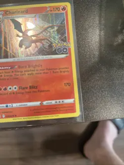Pokemon TCG Charizard 10/78 Holo Rare Card 2022 Pokemon Go Set NM - Image 3