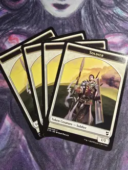 Angel Soldier Double-Sided Token Commander 2018 Regular - Image 2