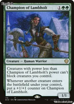 Champion of Lambholt EN [SCD - 174] - NM TCG MTG - Image 1