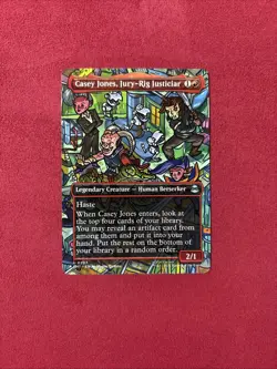 Casey Jones, Jury-Rig Justiciar Teenage Mutant Ninja Turtles TMT MTG Magic #207 - Image 1