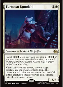 Turncoat Kunoichi 26 MTG NM - Teenage Mutant Ninja Turtles - Image 1