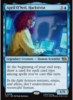 April O'Neil, Hacktivist 29 MTG NM - Teenage Mutant Ninja Turtles - Image 1