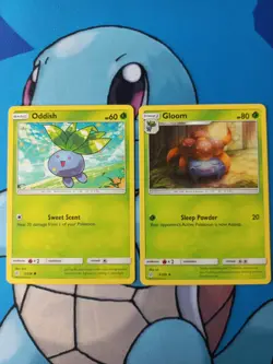 Oddish 2/236 + Gloom 3/236 - Pokemon Cosmic Eclipse, English - Image 1
