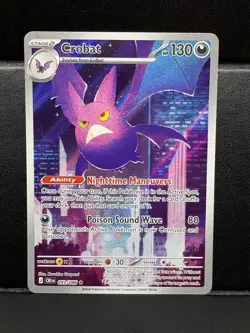 Pokemon TCG Crobat 93/86 Chaos Rising Illustration Rare - Image 1