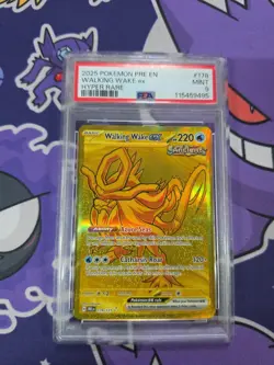 Pokemon Walking Wake ex Prismatic Evolutions Hyper Rare #178 PSA 9 - Image 1