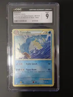Gyarados 007/034 Blastoise & Suicune EX Deck Holo Pokemon CGC 9 Mint - Image 1