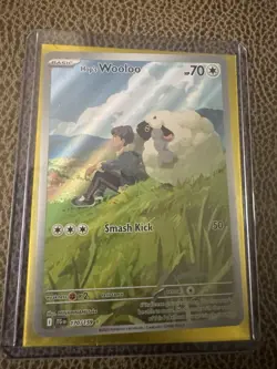 Pokemon TCG: Hop's Wooloo 170/159 Sv09: Journey Together Holo FA M/NM - Image 1