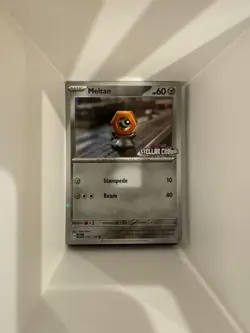 Meltan 102/142 Stellar Crown Stamp Promo Pokemon Near Mint - Image 1