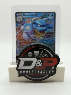 Pokemon Blastoise ex Stellar Crown GameStop Exclusive Stamped Promo NM - Image 3