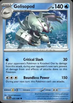Golisopod 026/086 Uncommon Chaos Rising Pokemon Near Mint - Image 1