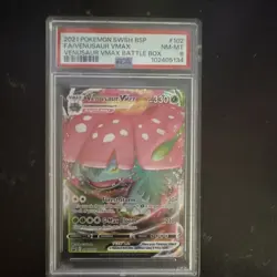 Pokemon TCG Venusaur VMAX SWSH102 Holo Promo Full Art PSA 8 EN 330 HP - Image 1