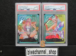 PSA 10 Set| One Piece Card Promo Bonney Yamato OP07-019 OP06-022 Shonen Jump S - Image 1