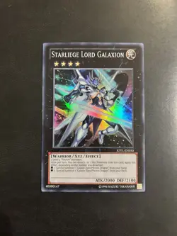 Yu-Gi-Oh! JOTL-EN050 Starliege Lord Galaxion (Unlimited) Super Rare, LIGHT PLAY - Image 1
