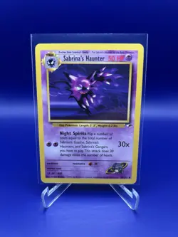 Pokemon Sabrina's Haunter 58/132 Gym Challenge Uncommon English - Image 1