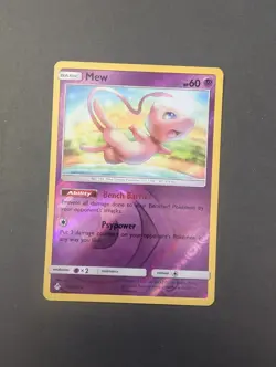 Mew 76/214 Sm-Unbroken Bonds Reverse Holo Pokemon Card - Image 1
