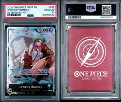 PSA 10 JEWELRY BONNEY (OP07-019)(ALT ART) 500 YEARS IN THE FUTURE One Piece Card - Image 3