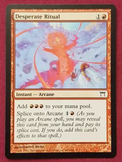Magic The Gathering CHAMPIONS OF KAMIGAWA DESPERATE RITUAL red card MTG - Image 1