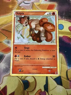 Vulpix 75/95 Call of Legends Regular Non Holo Pokemon Card Light Played LP - Image 1
