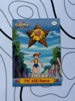 TV5 Staryu Misty 1999 Topps TV Animation Edition Pokemon Card - Image 1