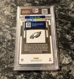 PSA 10 - SAQUON BARKLEY 2025 Panini Donruss DOWNTOWN! - Eagles SSP #7 SP RARE - Image 2