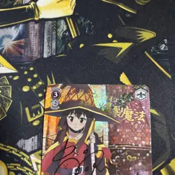 Konosuba Trading Card Megumin SP Sign Weiss Schwarz Rare Good - Image 2