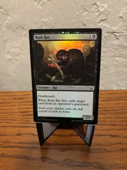 MTG Ruin Rat Hour of Devastation Common Foil 075/199 - Image 1