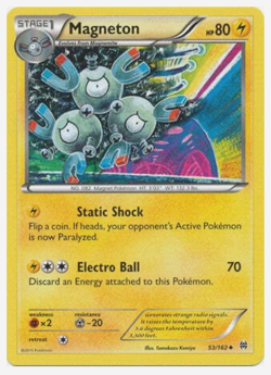 Pokemon - Magneton - 53/162 - XY Breakthrough - NM/M - Image 1