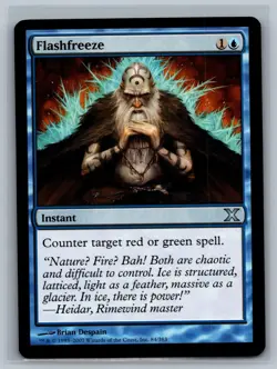Magic The Gathering 10th Edition Flashfreeze #84/383 MTG TCG CCG Tenth - Image 1