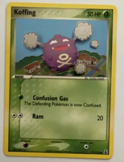 Koffing 72/113 EX Delta Species 2005 Common Pokemon Trading Card - Image 1