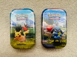 ⭐ Pokemon TCG Ascended Heroes Mini Tin (Pikachu & Tepig) & (Riolu & Darumaka)🆕 - Image 1